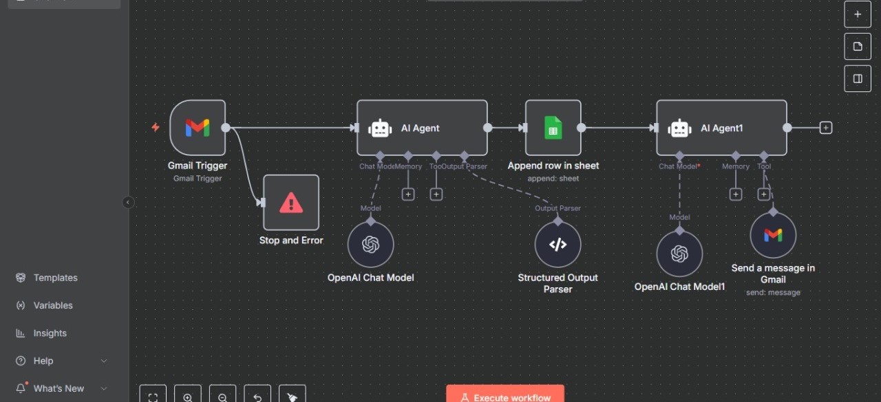 Email to Task Workflow Project